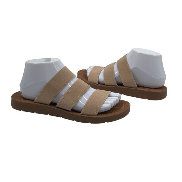 Steve Madden Pascale Fabric Straps Slide Sandals Size 8 Women's - Picture 1 of 9